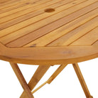 Tuinset met massief acaciahout en poly rattan voor gezellige buitenruimte - Tuinsets