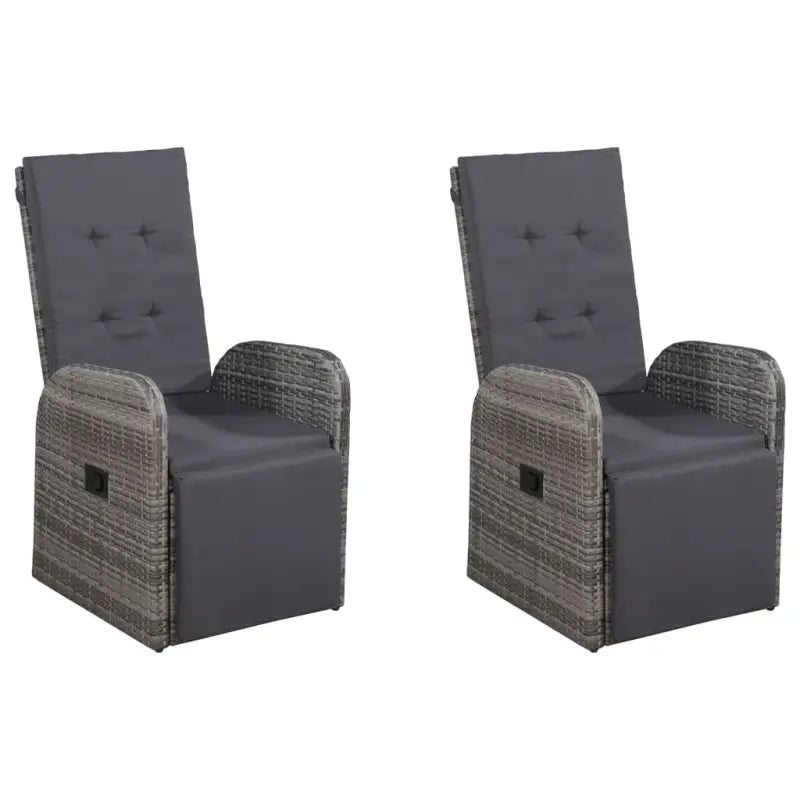 Tuinset met massief acaciahout voor een stijlvolle buitenruimte - Grijs - Tuinsets