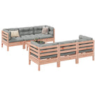 Tuinset met massief douglas vurenhout voor buiten ontspanning - Tuinsets
