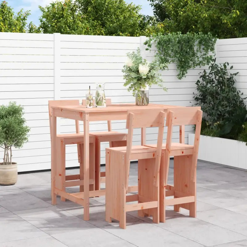 Tuinset met massief douglashout voor gezellige buitenmomenten - Natuurlijk douglashout - Tuinsets