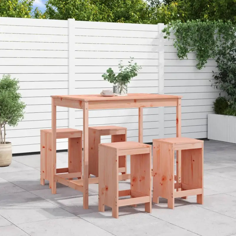Tuinset met massief douglashout voor gezellige buitenmomenten - Tuinsets