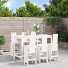 Tuinset met massief douglashout voor gezellige buitenmomenten - Wit grenenhout - Tuinsets