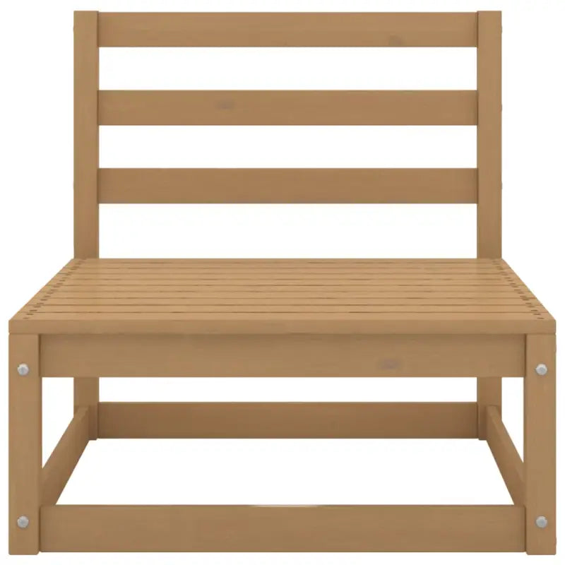 Tuinset met massief grenenhout en tafel voetenbank voor ontspanning - Tuinsets