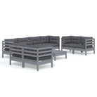 Tuinset met massief grenenhout en voetenbank tafel voor binnen en buiten - Tuinsets
