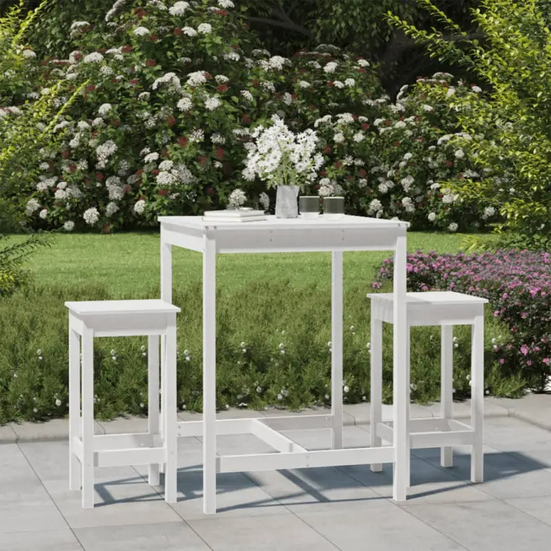 Tuinset met massief grenenhout voor buiten genieten - Tuinsets