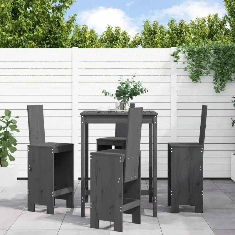 Tuinset met massief grenenhout voor gezellige momenten buiten - Tuinsets