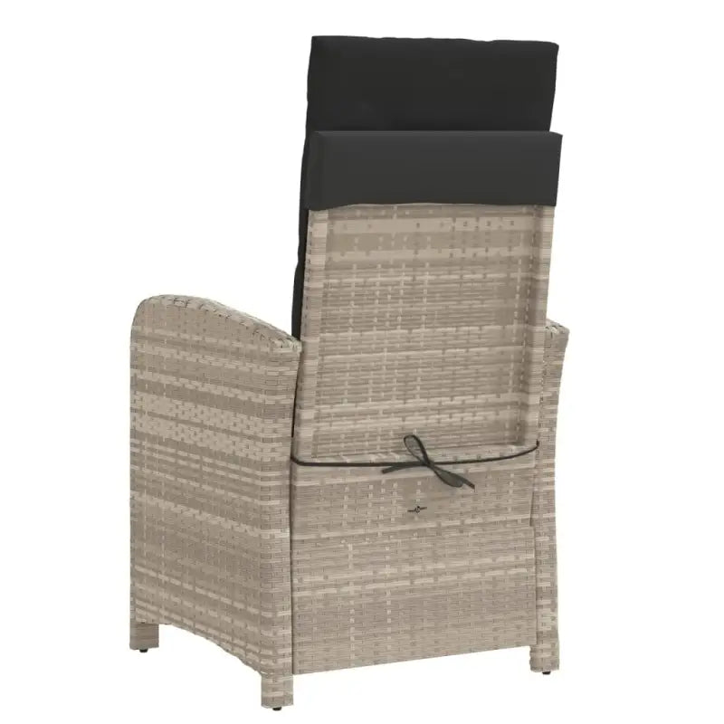 Tuinset met poly rattan en comfortabele zitervaring met gepoedercoat staal - Tuinsets