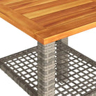 Tuinset met poly rattan en comfortabele zitervaring voor balkon of tuin - Tuinsets