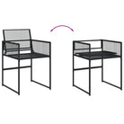 Tuinset met poly rattan en gemakkelijk schoon gehard glas - Tuinsets