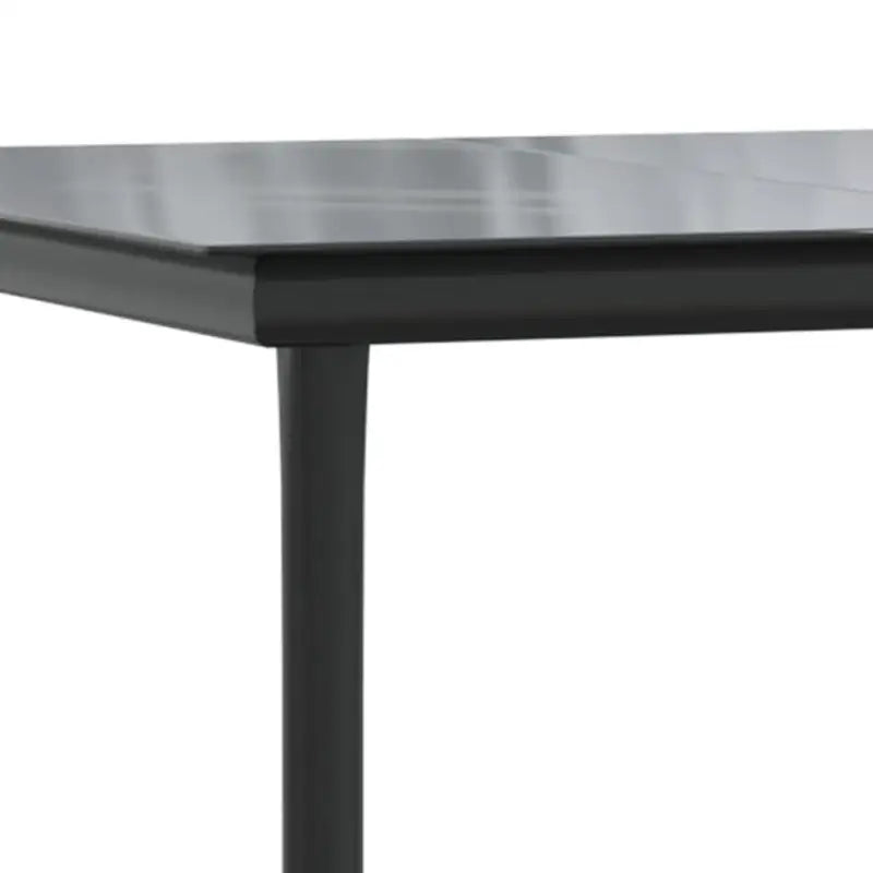 Tuinset met poly rattan en gemakkelijk schoon gehard glas - Tuinsets