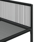 Tuinset met poly rattan en gemakkelijk schoon gehard glas - Tuinsets