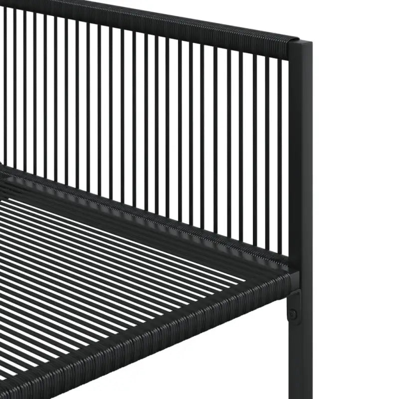Tuinset met poly rattan en gemakkelijk schoon gehard glas - Tuinsets