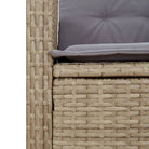 Tuinset met poly rattan en gemakkelijk schoon glas voor terras en tuin - Tuinsets