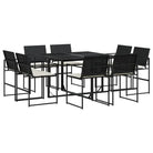 Tuinset met poly rattan en gemakkelijk schoon wasbare hoes - Tuinsets