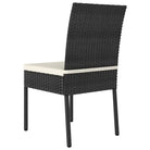 Tuinset met poly rattan en gepoedercoat staal voor buitengebruik - Tuinsets