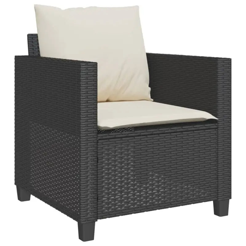Tuinset met poly rattan en gepoedercoat staal voor buitenplezier - Tuinsets