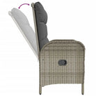 Tuinset met poly rattan en gepoedercoat staal voor elegante buitenruimte - Tuinsets