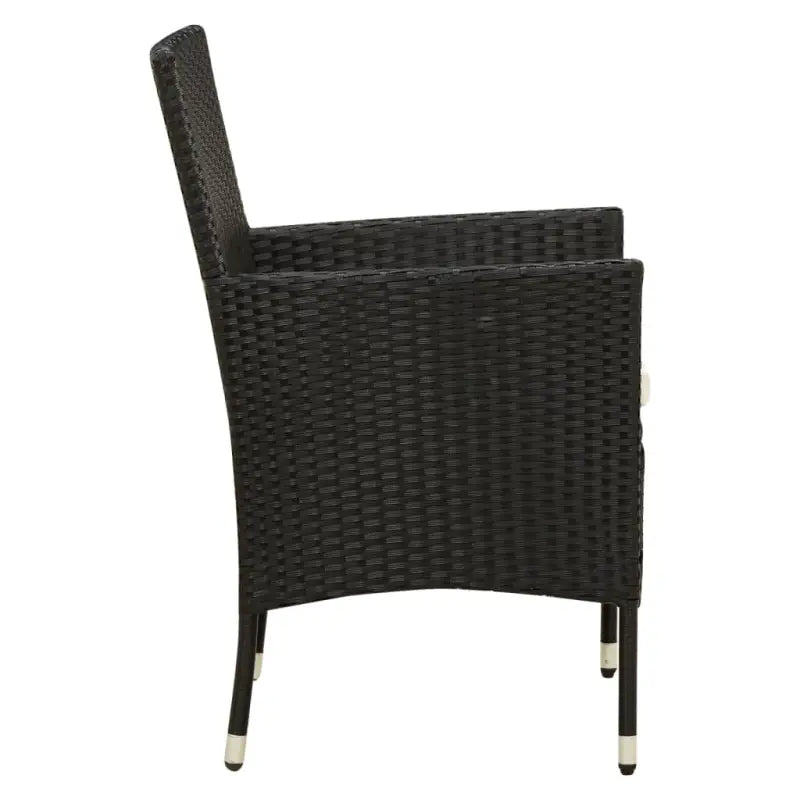 Tuinset met poly rattan en stalen frame voor buitengebruik - Tuinsets