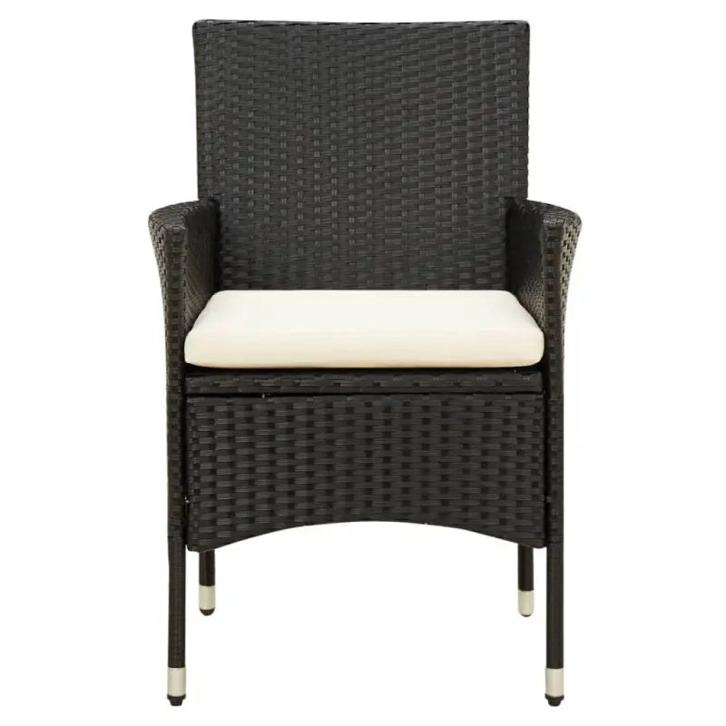 Tuinset met poly rattan en stalen frame voor buitengebruik - Tuinsets