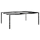 Tuinset met poly rattan en stalen frames voor een elegante buitenruimte - Tuinsets