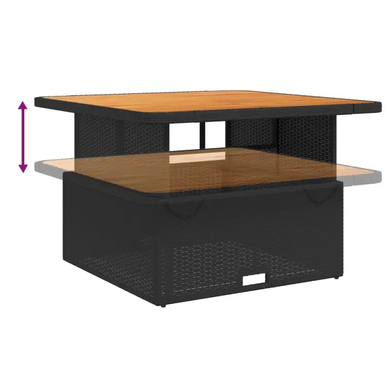 Tuinset met poly rattan en wasbare hoes voor een comfortabele zitervaring - Tuinsets