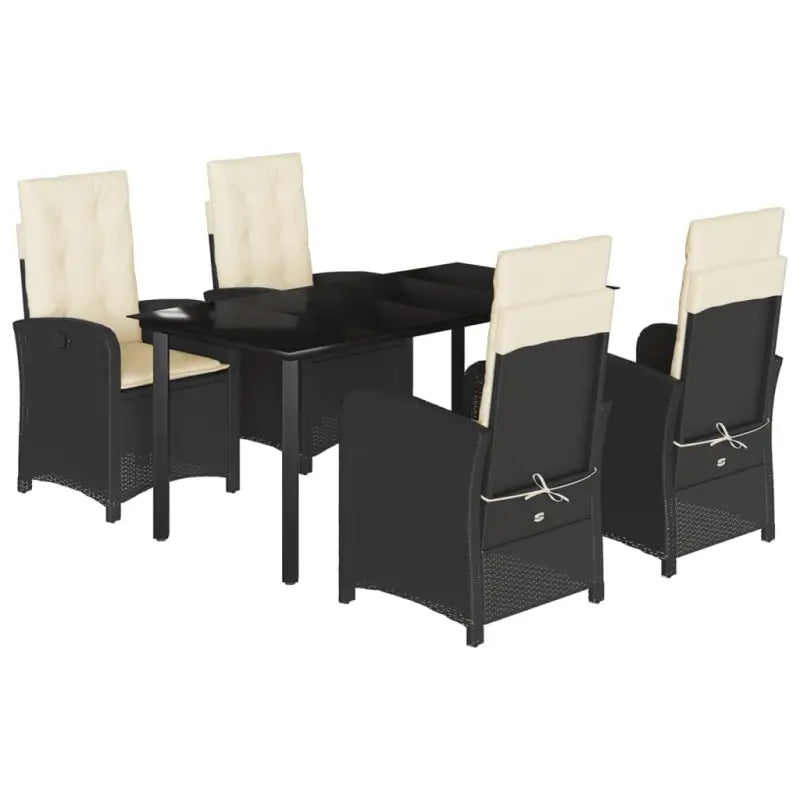 Tuinset met poly rattan voor comfortabele zitervaring en gemakkelijk schoonmaken - Tuinsets