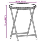 Tuinset met poly rattan voor een comfortabele zitervaring en gemakkelijk schoonmaken - Tuinsets