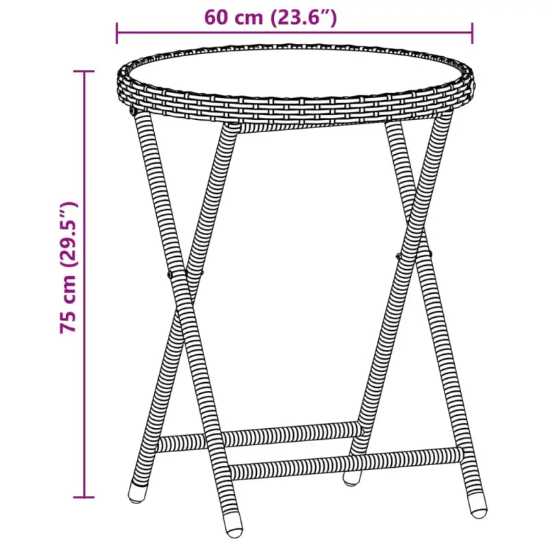 Tuinset met poly rattan voor een comfortabele zitervaring en gemakkelijk schoonmaken - Tuinsets