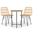 Tuinset met poly rattan voor een mooie uitstraling en eenvoudig schoonmaken - Bruin - Tuinsets