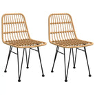 Tuinset met poly rattan voor een mooie uitstraling en eenvoudig schoonmaken - Bruin - Tuinsets