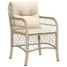 Tuinset met poly rattan voor gemakkelijk schoon en comfortabele zitervaring - Tuinsets