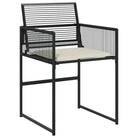 Tuinset met poly rattan voor gemakkelijk schoon en comfortabele zitervaring - Tuinsets