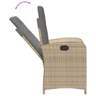 Tuinset met poly rattan voor gemakkelijke schoon en comfortabele zitervaring - Tuinsets