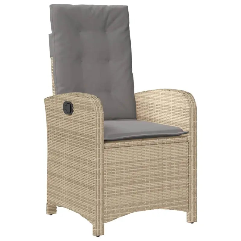 Tuinset met poly rattan voor gemakkelijke schoon en comfortabele zitervaring - Tuinsets