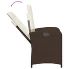 Tuinset met poly rattan voor gemakkelijke schoon en comfortabele zitervaring - Tuinsets