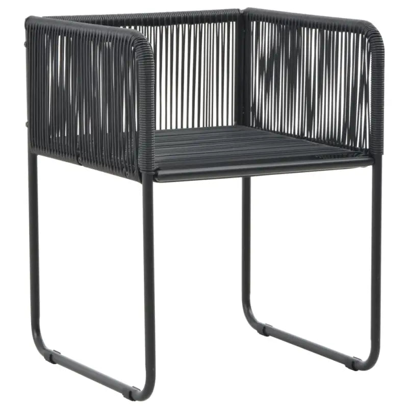 Tuinset met PVC-rattan tuinstoelen en stalen frame - Tuinsets