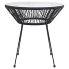 Tuinset met rattan look en gepoedercoat staal afmetingen - Tuinsets