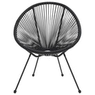 Tuinset met rattan look en gepoedercoat staal afmetingen - Tuinsets