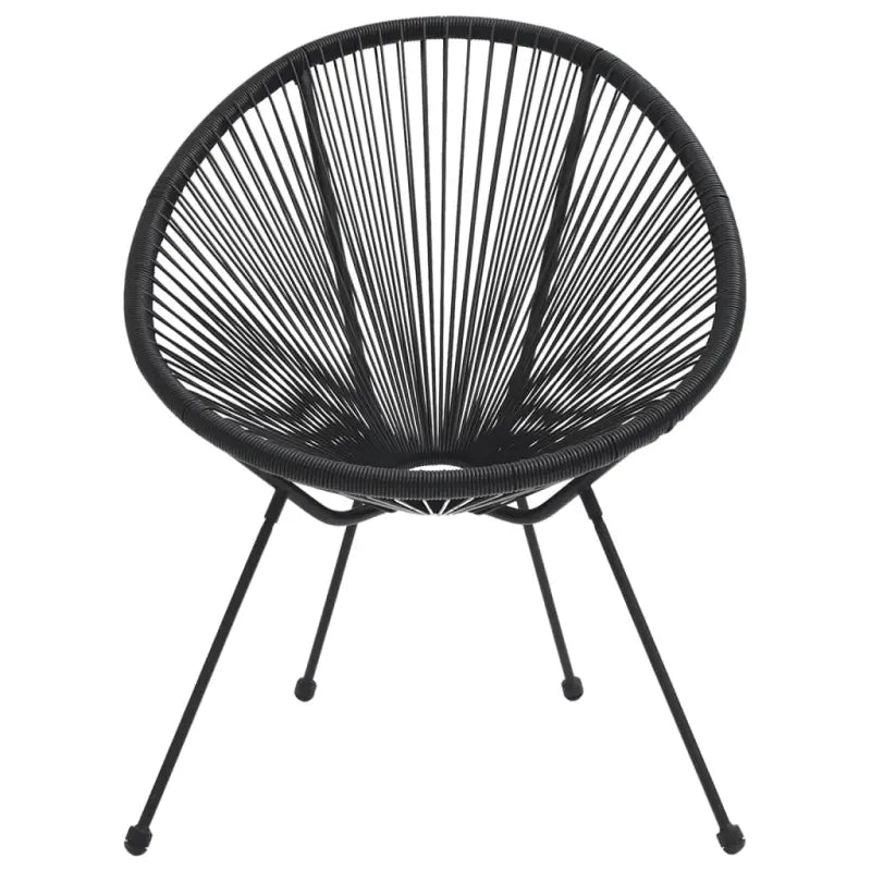Tuinset met rattan look en gepoedercoat staal afmetingen - Tuinsets
