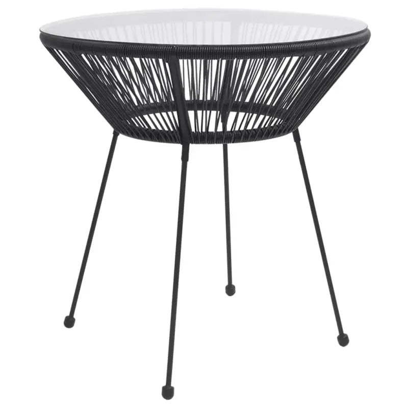 Tuinset met rattan look en gepoedercoat staal afmetingen - Tuinsets