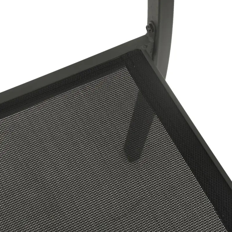 Tuinset met stalen frame en antraciet materiaal voor elegante buitenruimte - Tuinsets