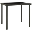 Tuinset met stalen frame en antraciet materiaal voor elegante buitenruimte - Tuinsets
