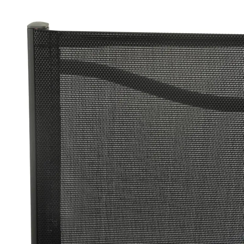 Tuinset met stalen frame en antraciet materiaal voor elegante buitenruimte - Tuinsets