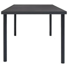 Tuinset met stalen frame en antraciet materiaal voor stijlvolle buitenruimte - Tuinsets