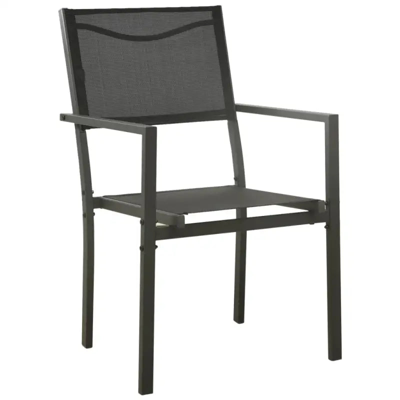 Tuinset met stalen frame en antraciet materiaal voor stijlvolle buitenruimte - Tuinsets