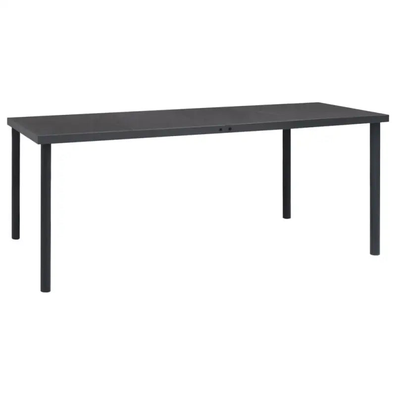 Tuinset met stalen frame en antraciet materiaal voor stijlvolle buitenruimte - Tuinsets