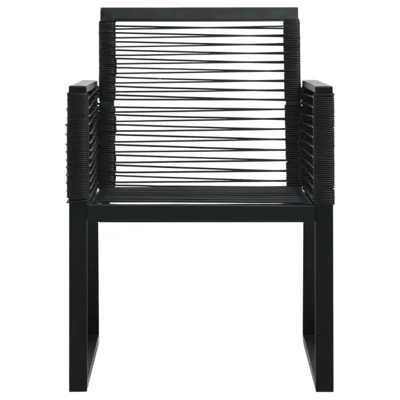 Tuinset met Stalen Frame en Glazen Tafel voor Buiten Gebruik - Tuinsets
