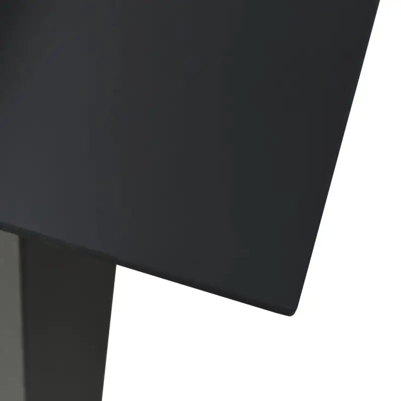 Tuinset met Stalen Frame en Glazen Tafel voor Buiten Gebruik - Tuinsets