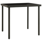 Tuinset met stalen frame in antraciet materiaal voor een stijlvolle buitenruimte - Tuinsets