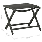 Tuinset met voetensteun en tafel voor comfortabel relaxen en dineren - Tuinsets